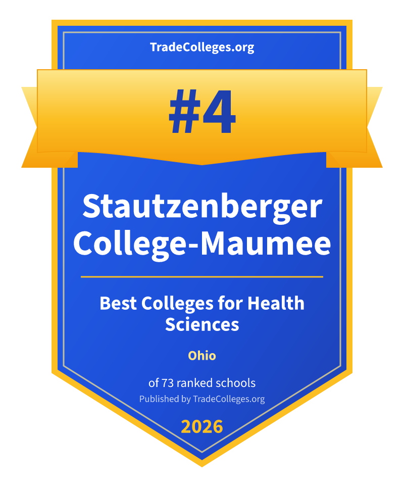 Stautzenberger College-Maumee — #4 of 73 ranked colleges for health sciences in Ohio, TradeColleges.org 2026