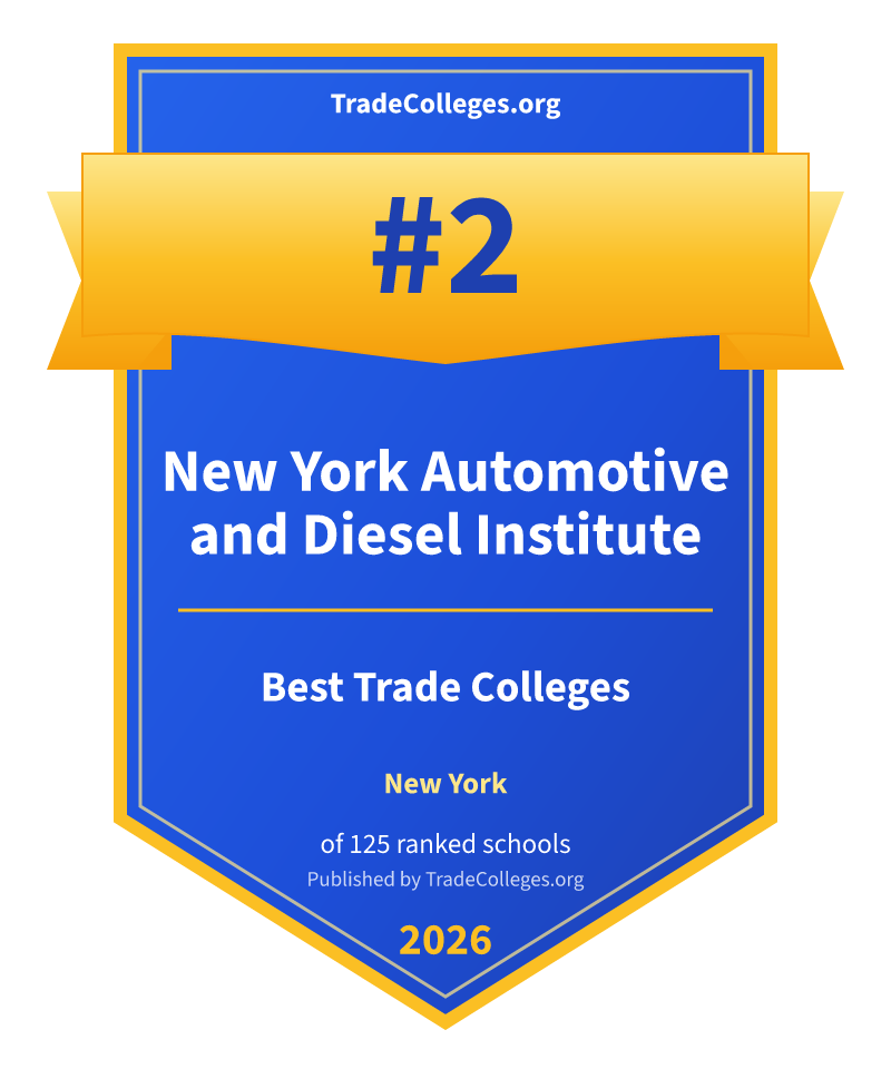 New York Automotive and Diesel Institute — #2 of 125 ranked trade colleges in New York, TradeColleges.org 2026