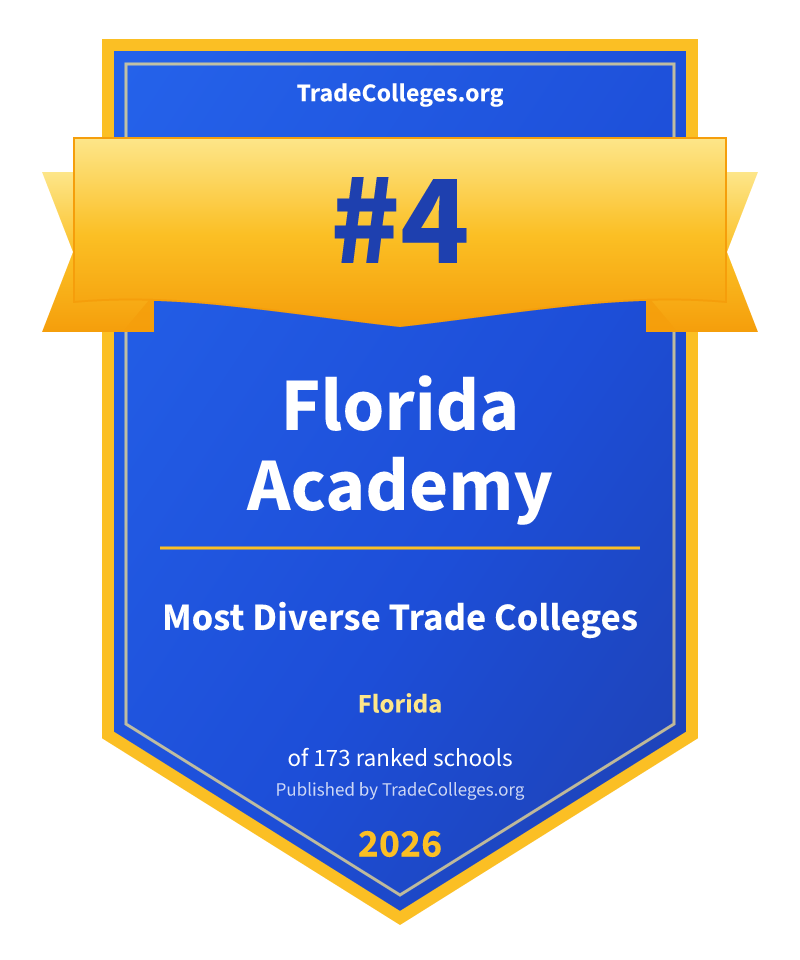 Florida Academy — #4 of 173 ranked most diverse trade colleges in Florida, TradeColleges.org 2026