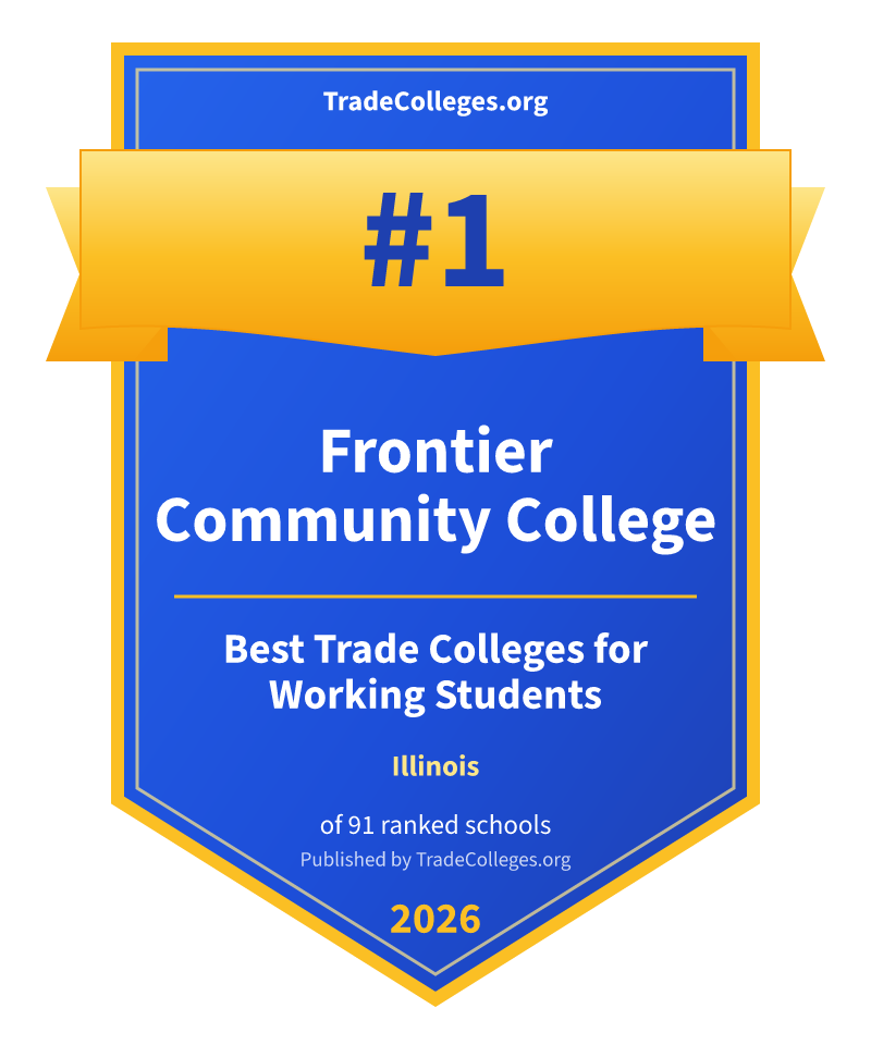 Frontier Community College — #1 of 91 ranked trade colleges for working students in Illinois, TradeColleges.org 2026