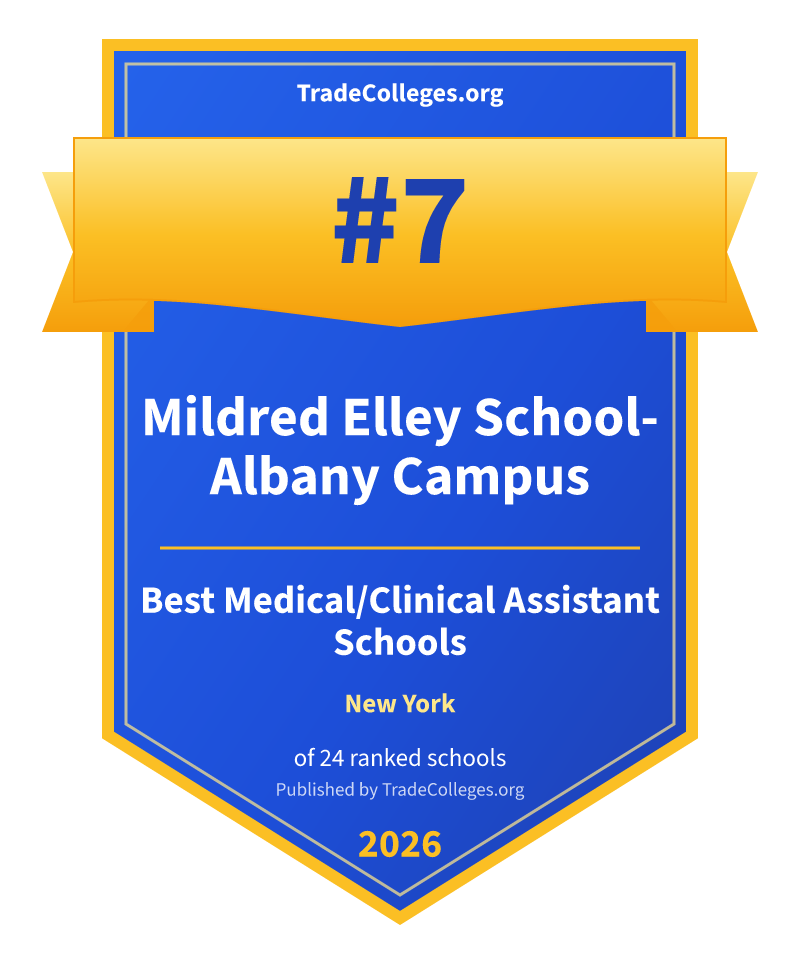 Mildred Elley School-Albany Campus — #7 of 24 ranked medical/clinical assistant schools in New York, TradeColleges.org 2026