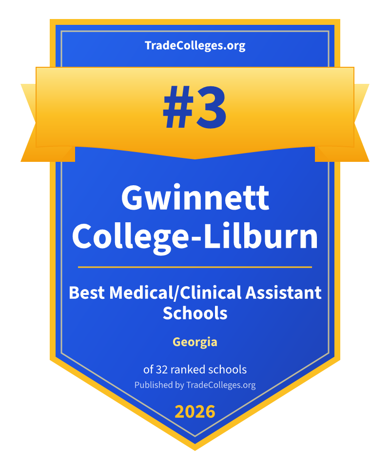 Gwinnett College-Lilburn — #3 of 32 ranked medical/clinical assistant schools in Georgia, TradeColleges.org 2026