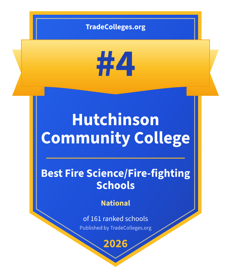 Hutchinson Community College — #4 of 161 ranked fire science/fire-fighting schools nationally, TradeColleges.org 2026