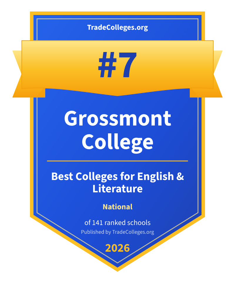 Grossmont College — #7 of 141 ranked colleges for english & literature nationally, TradeColleges.org 2026