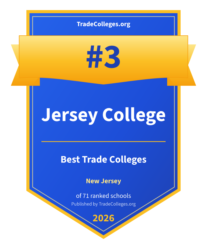 Jersey College — #3 of 71 ranked trade colleges in New Jersey, TradeColleges.org 2026