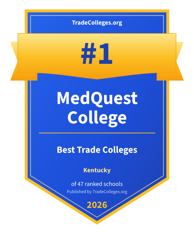 MedQuest College — #1 of 47 ranked trade colleges in Kentucky, TradeColleges.org 2026