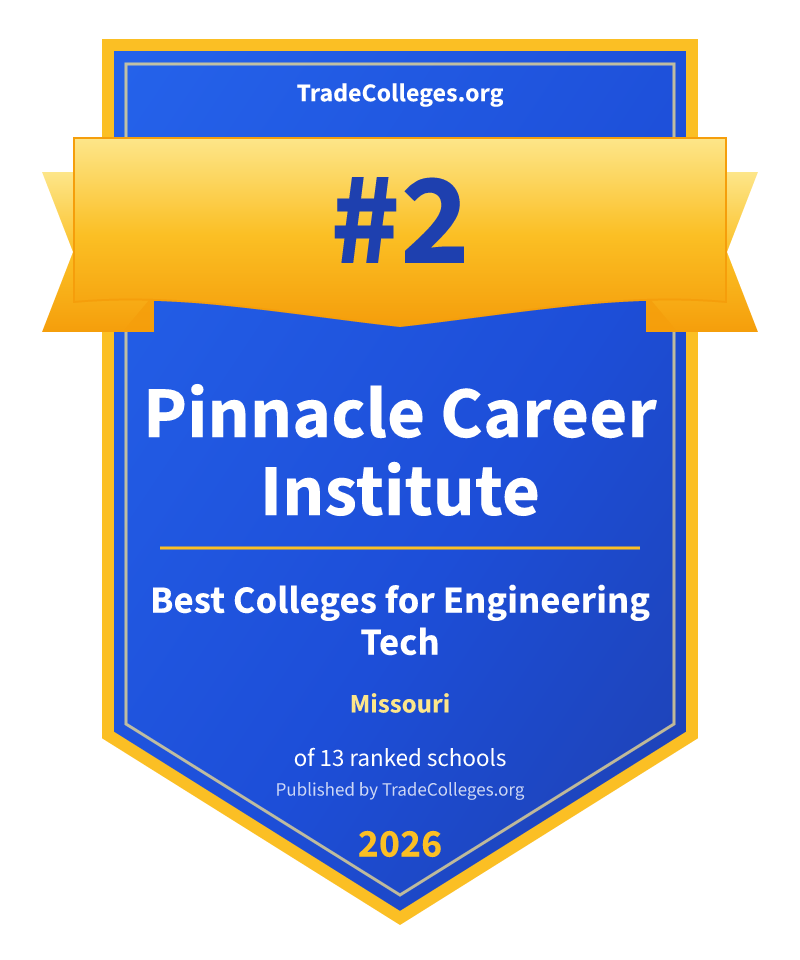 Pinnacle Career Institute — #2 of 13 ranked colleges for engineering tech in Missouri, TradeColleges.org 2026