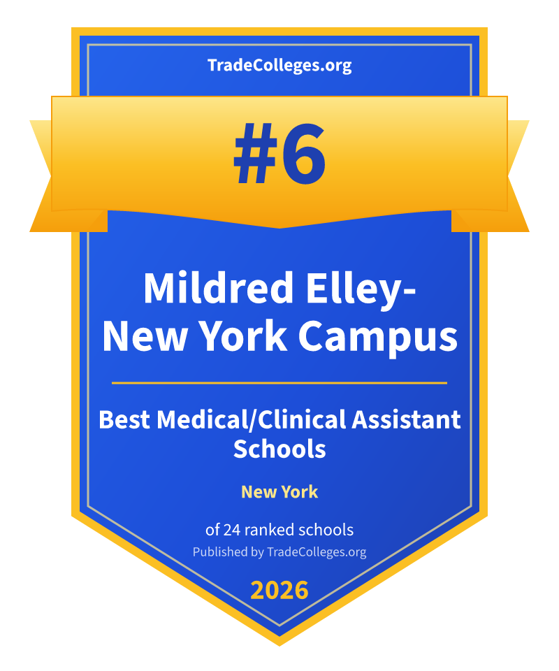 Mildred Elley-New York Campus — #6 of 24 ranked medical/clinical assistant schools in New York, TradeColleges.org 2026