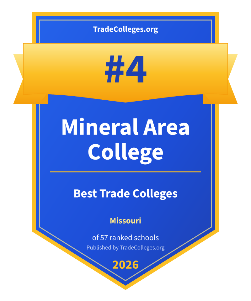 Mineral Area College — #4 of 57 ranked trade colleges in Missouri, TradeColleges.org 2026