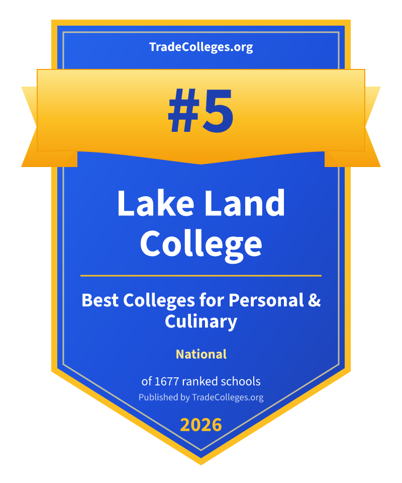 Lake Land College — #5 of 1677 ranked colleges for personal & culinary nationally, TradeColleges.org 2026