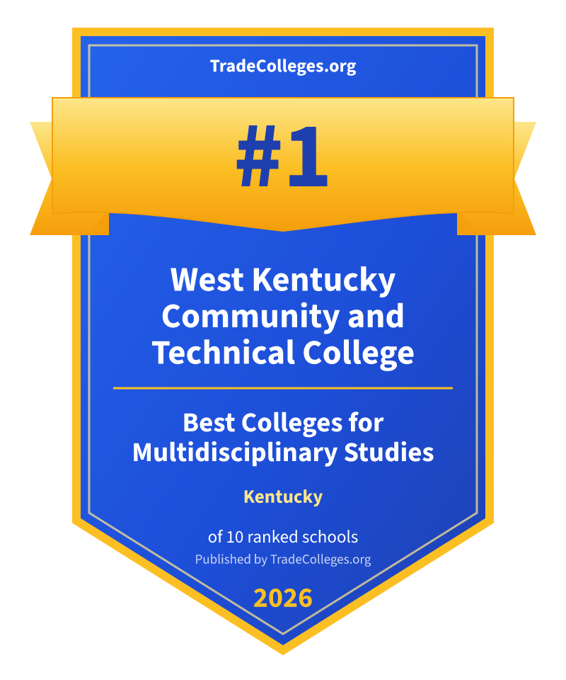 West Kentucky Community and Technical College — #1 of 10 ranked colleges for multidisciplinary studies in Kentucky, TradeColleges.org 2026