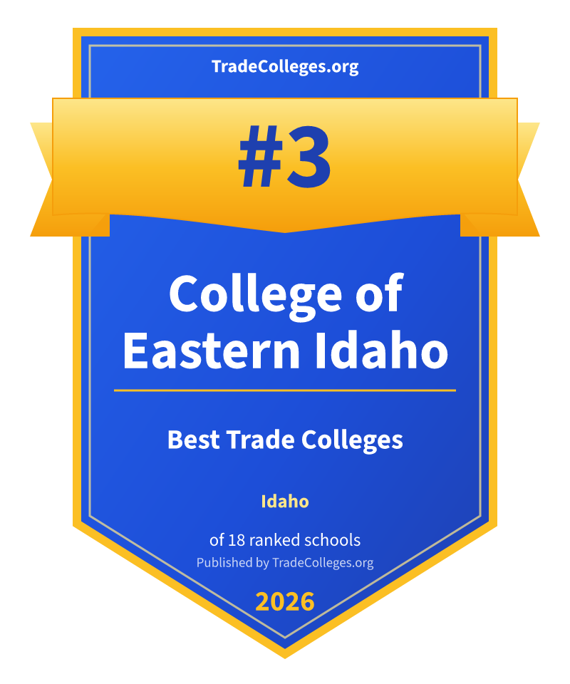College of Eastern Idaho — #3 of 18 ranked trade colleges in Idaho, TradeColleges.org 2026
