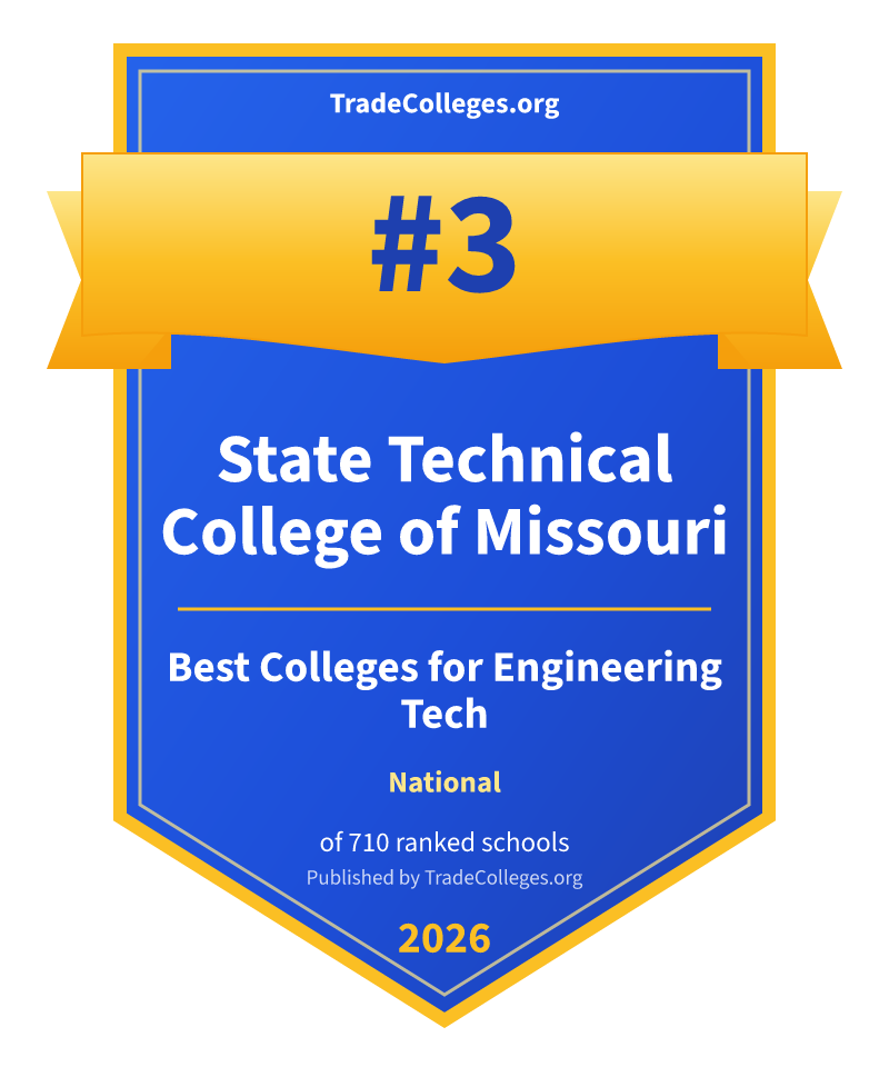 State Technical College of Missouri — #3 of 710 ranked colleges for engineering tech nationally, TradeColleges.org 2026