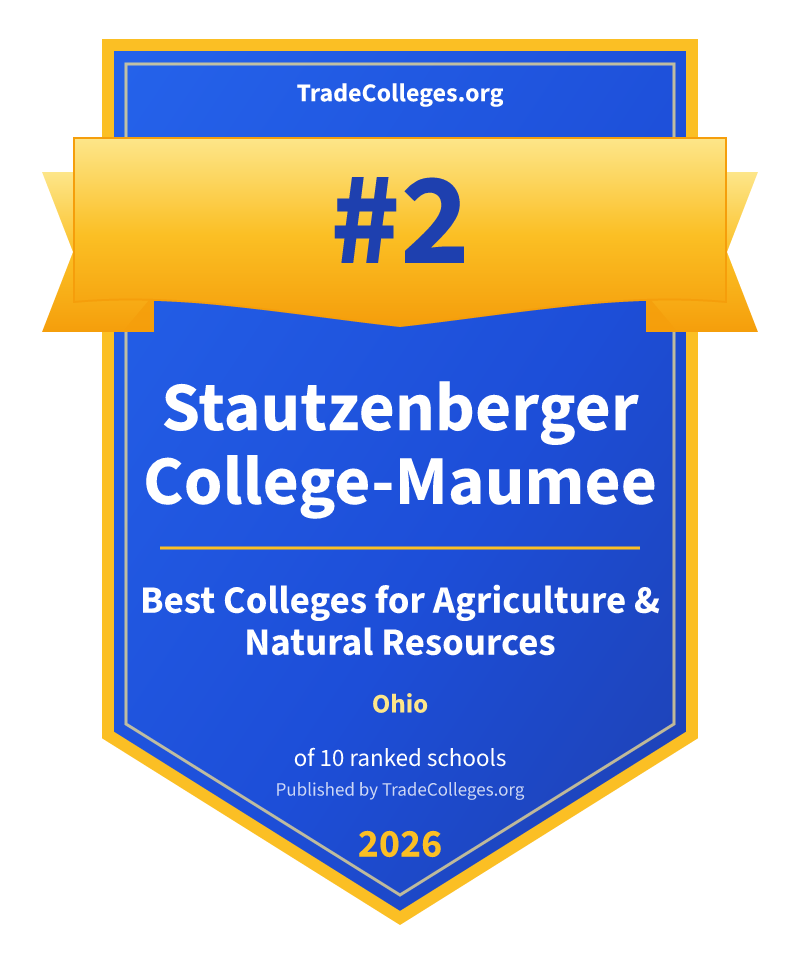 Stautzenberger College-Maumee — #2 of 10 ranked colleges for agriculture & natural resources in Ohio, TradeColleges.org 2026