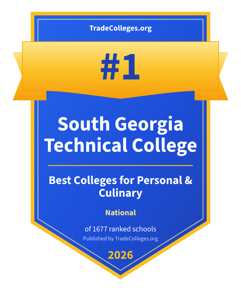 South Georgia Technical College — #1 of 1677 ranked colleges for personal & culinary nationally, TradeColleges.org 2026