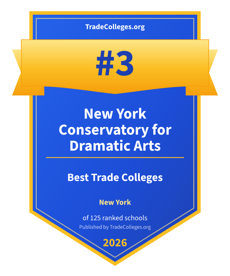 New York Conservatory for Dramatic Arts — #3 of 125 ranked trade colleges in New York, TradeColleges.org 2026