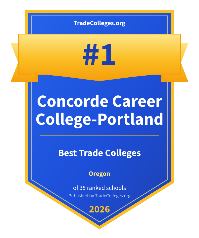 Concorde Career College-Portland — #1 of 35 ranked trade colleges in Oregon, TradeColleges.org 2026
