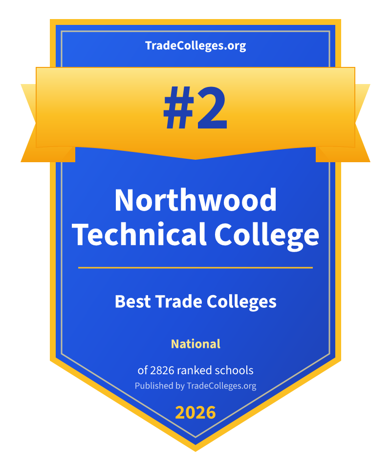 Northwood Technical College — #2 of 2826 ranked trade colleges nationally, TradeColleges.org 2026