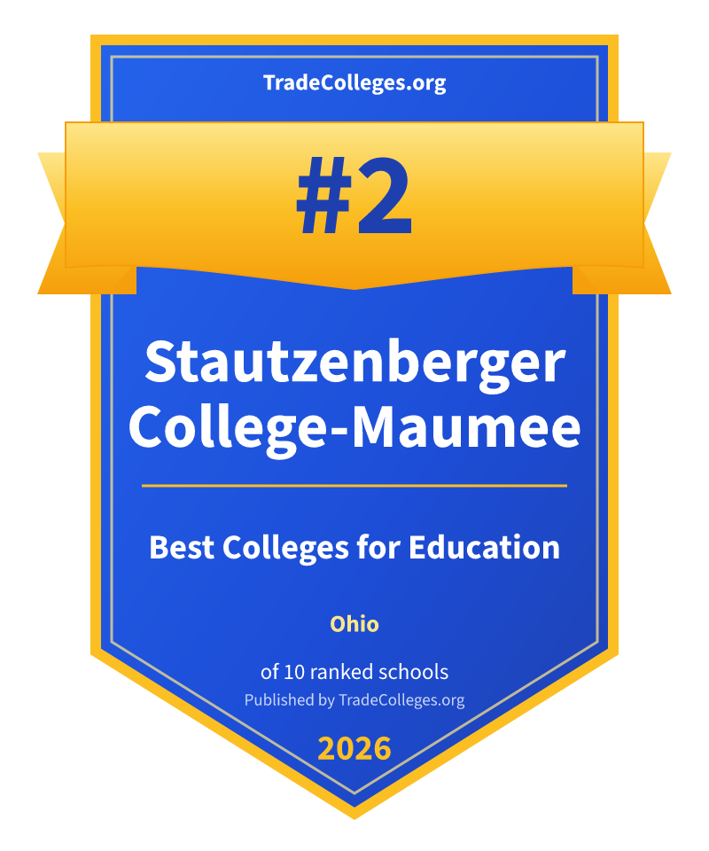 Stautzenberger College-Maumee — #2 of 10 ranked colleges for education in Ohio, TradeColleges.org 2026