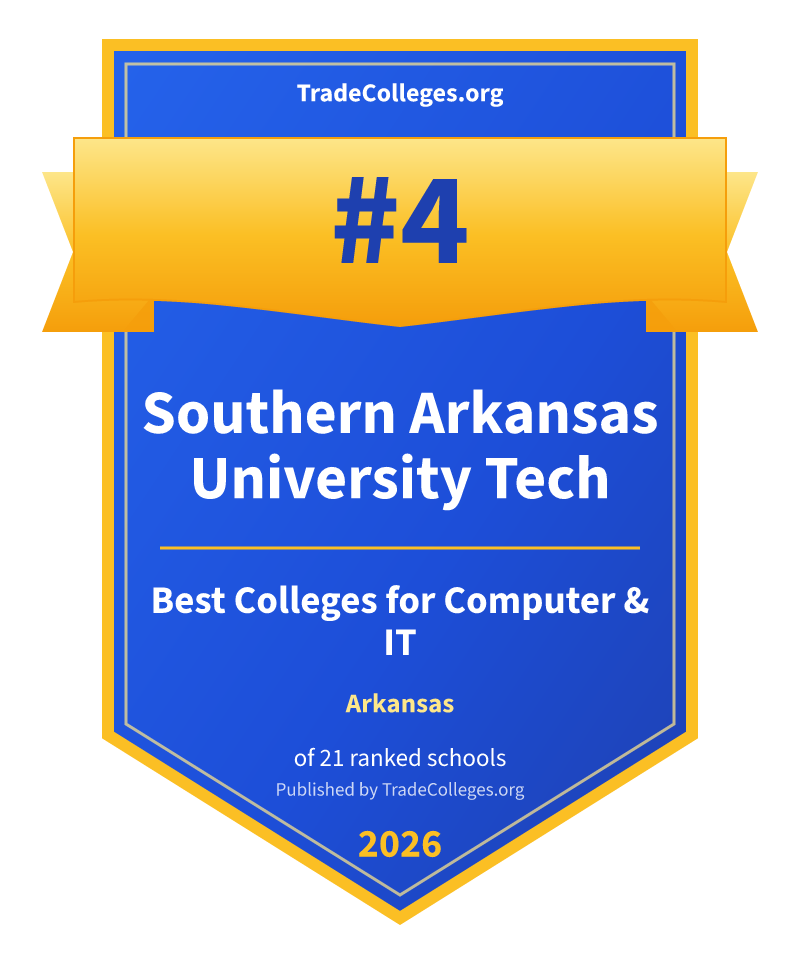 Southern Arkansas University Tech — #4 of 21 ranked colleges for computer & it in Arkansas, TradeColleges.org 2026