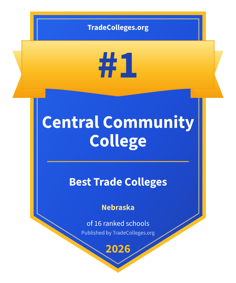 Central Community College — #1 of 16 ranked trade colleges in Nebraska, TradeColleges.org 2026