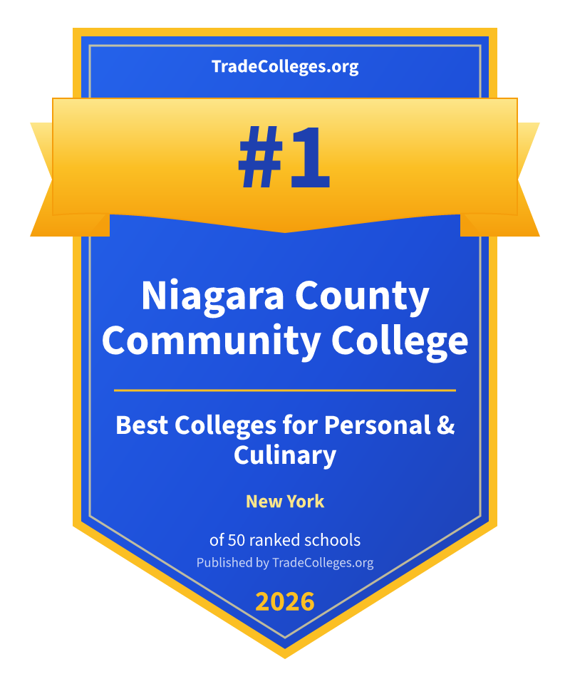 Niagara County Community College — #1 of 50 ranked colleges for personal & culinary in New York, TradeColleges.org 2026