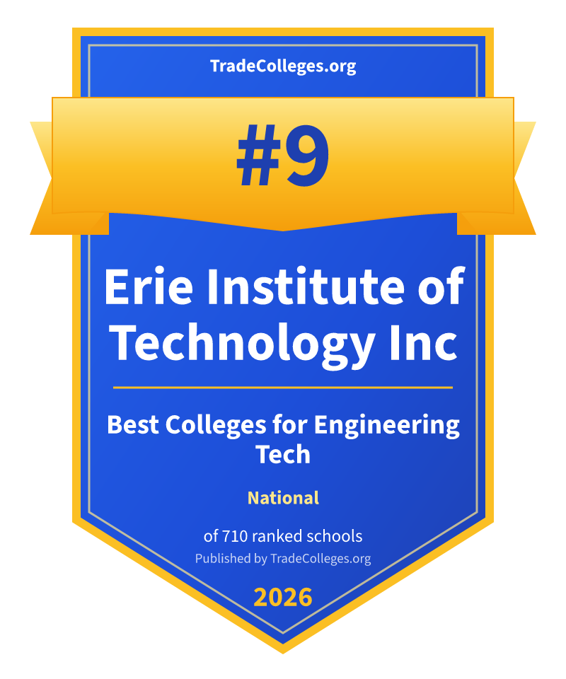 Erie Institute of Technology Inc — #9 of 710 ranked colleges for engineering tech nationally, TradeColleges.org 2026